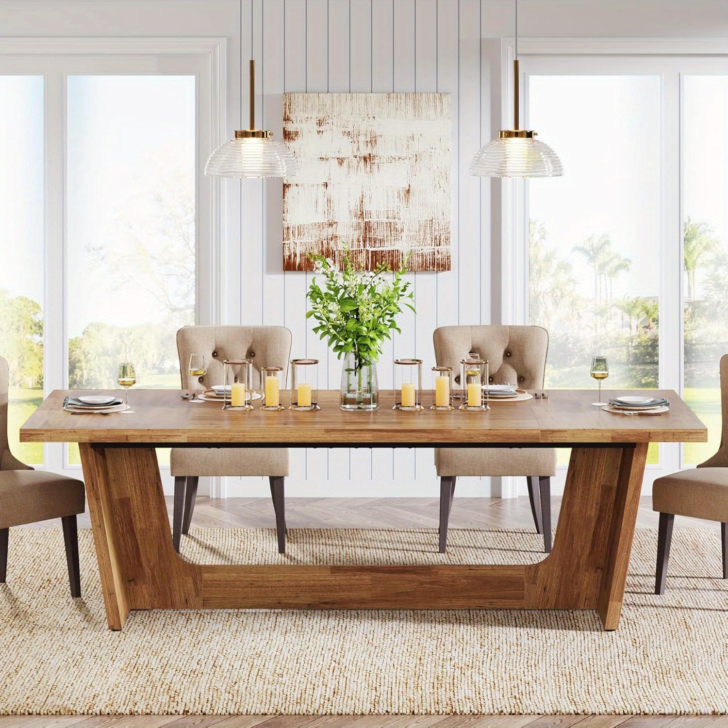 Farmhouse Extra Long Dining Table