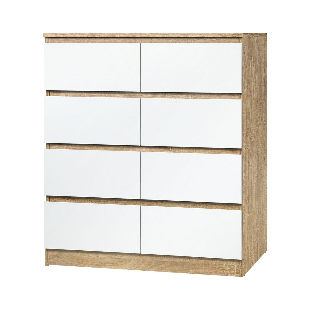 8-Drawer Modern Tallboy Dresser