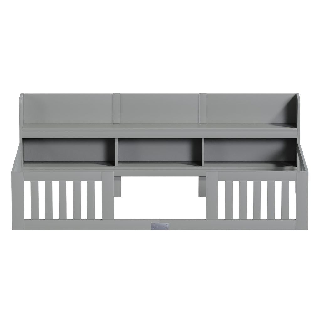 Kids Floor Bed With Storage