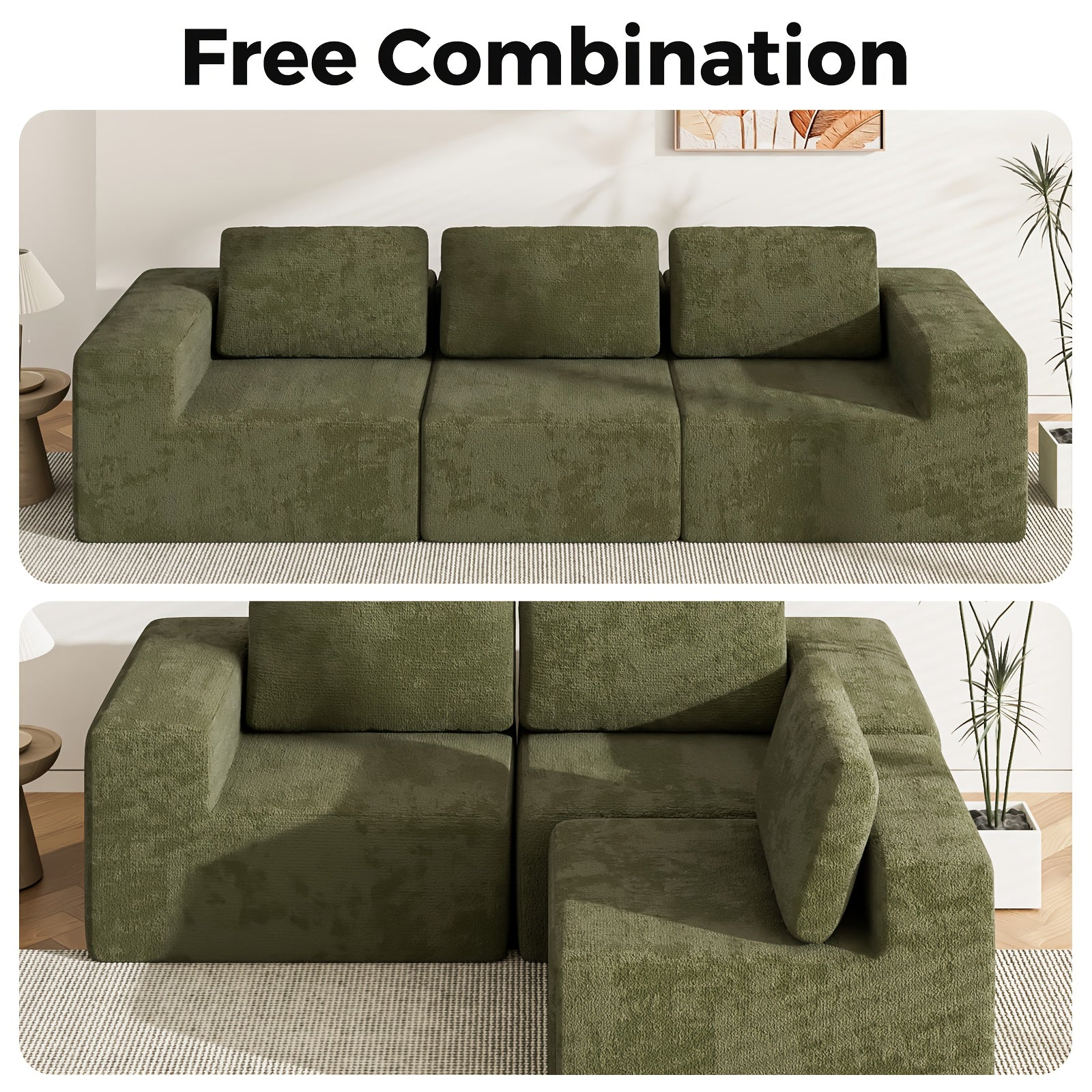 Modular 3-Seater Sofa