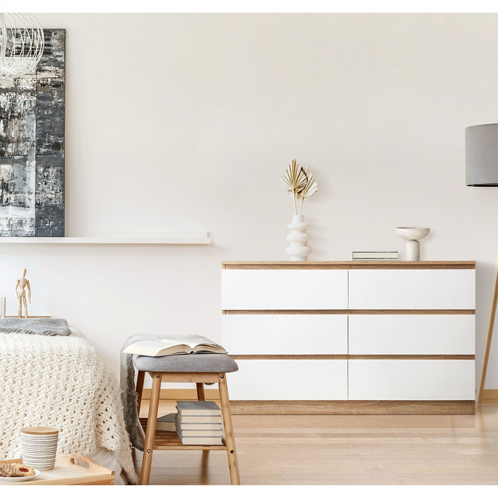Modern 6-Drawer Dresser