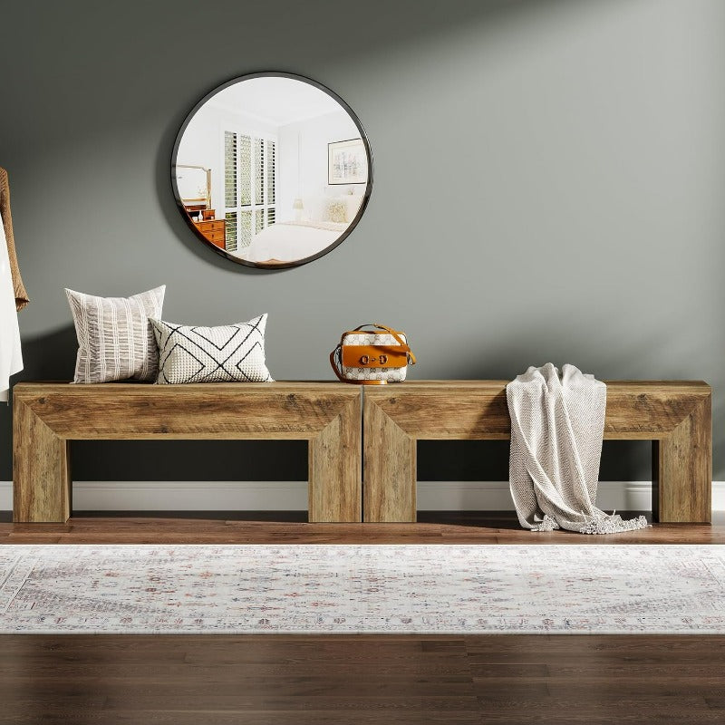 Farmhouse Entryway Bench Seat