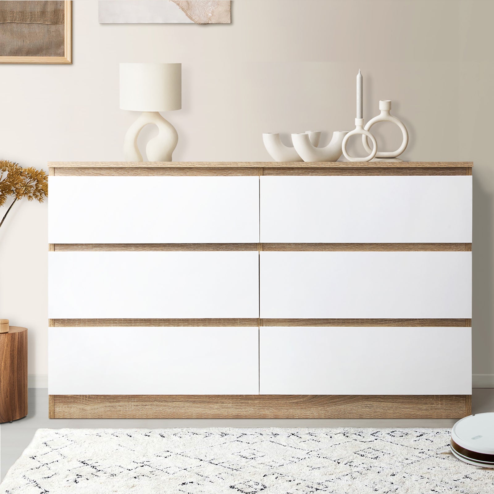 Modern 6-Drawer Dresser