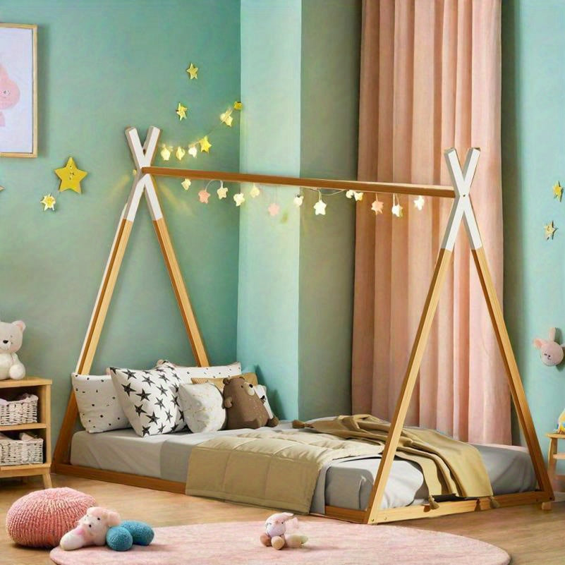 Modern Wooden House Bed Frame