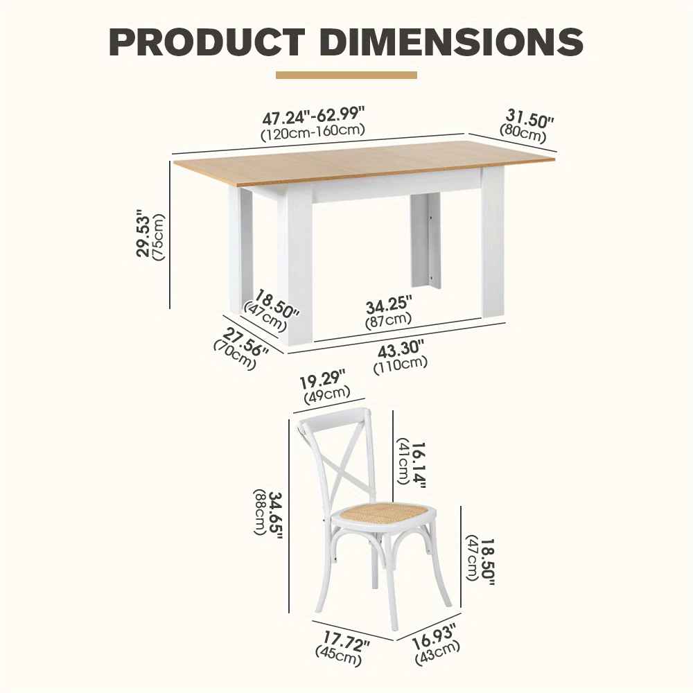 Dining Table Set for 6