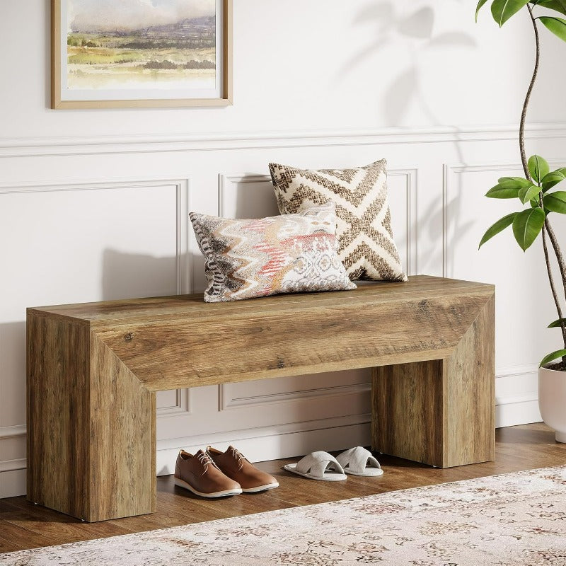 Farmhouse Entryway Bench Seat