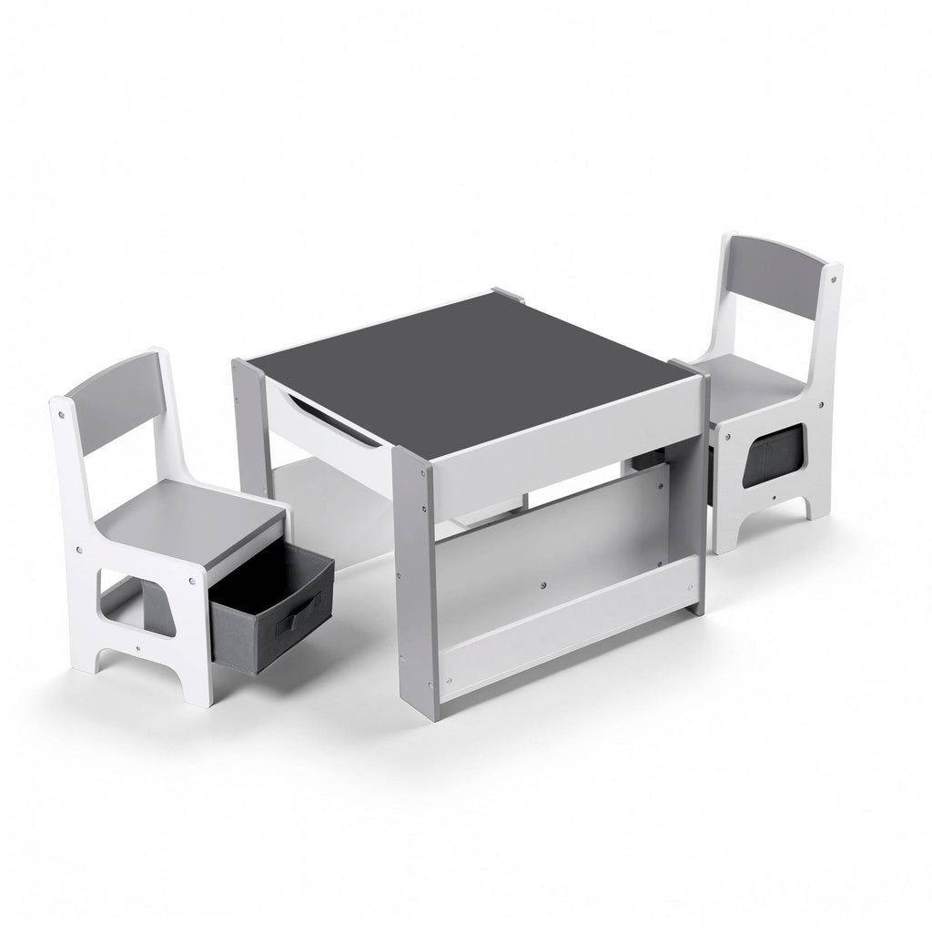 4-in-1 Multifunctional Kids Table and Chair Set