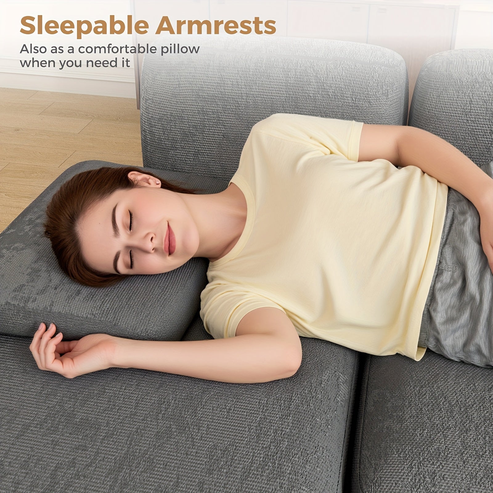 Modular 4-Seater Double Chaise Lounge