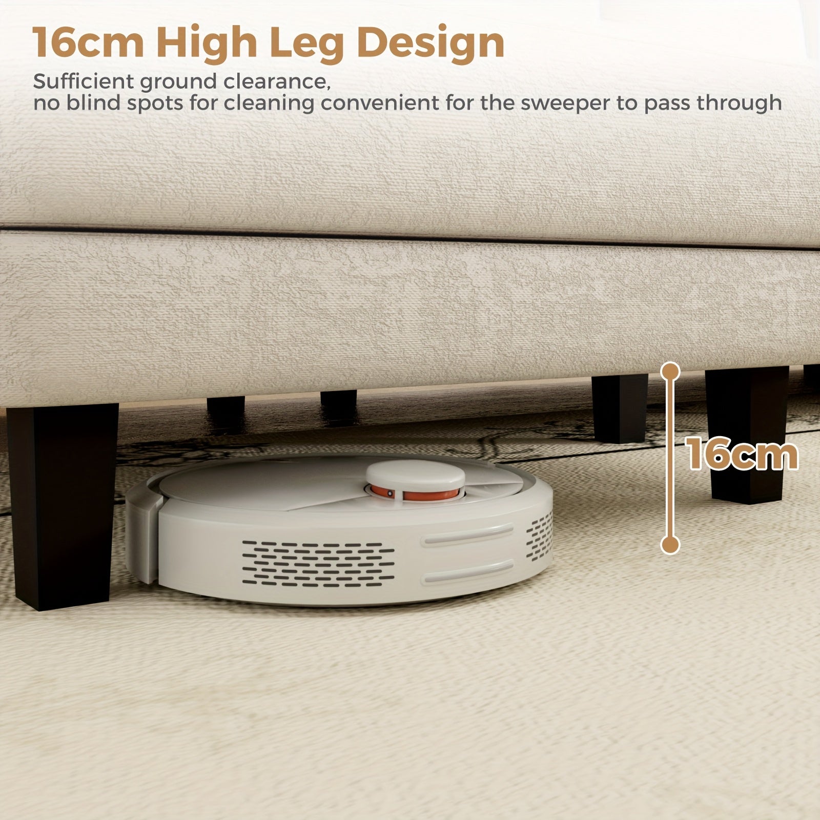 Modular 4-Seater Double Chaise Lounge