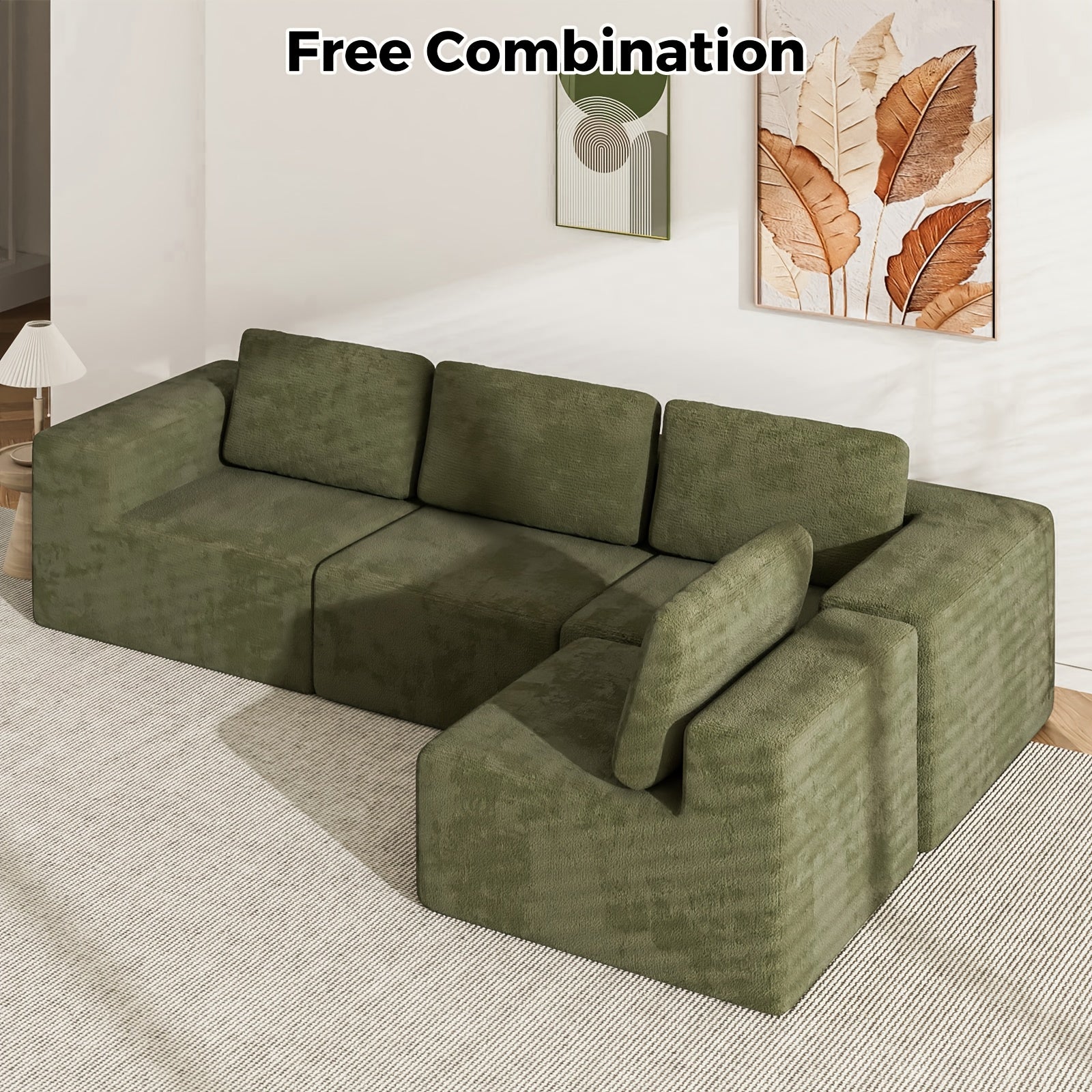Modular 4 Seaters Sofa