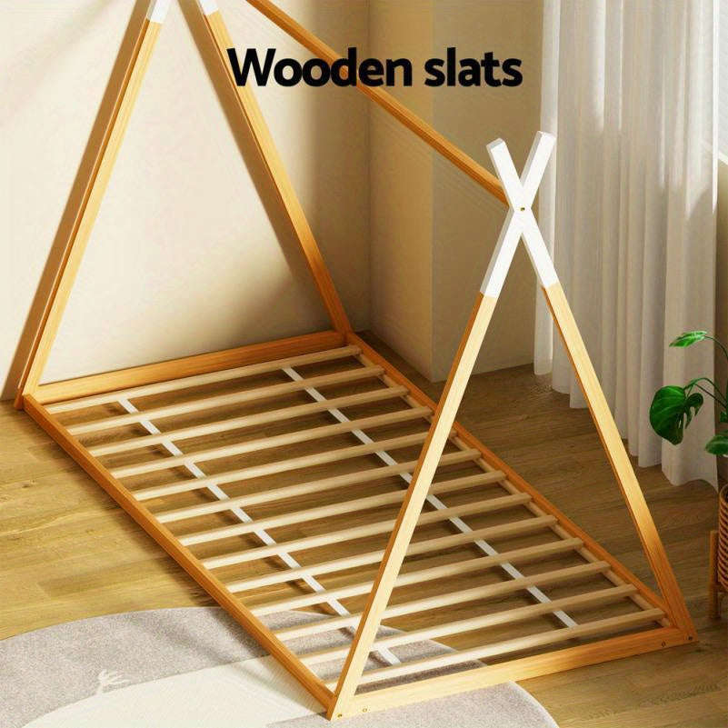 Modern Wooden House Bed Frame