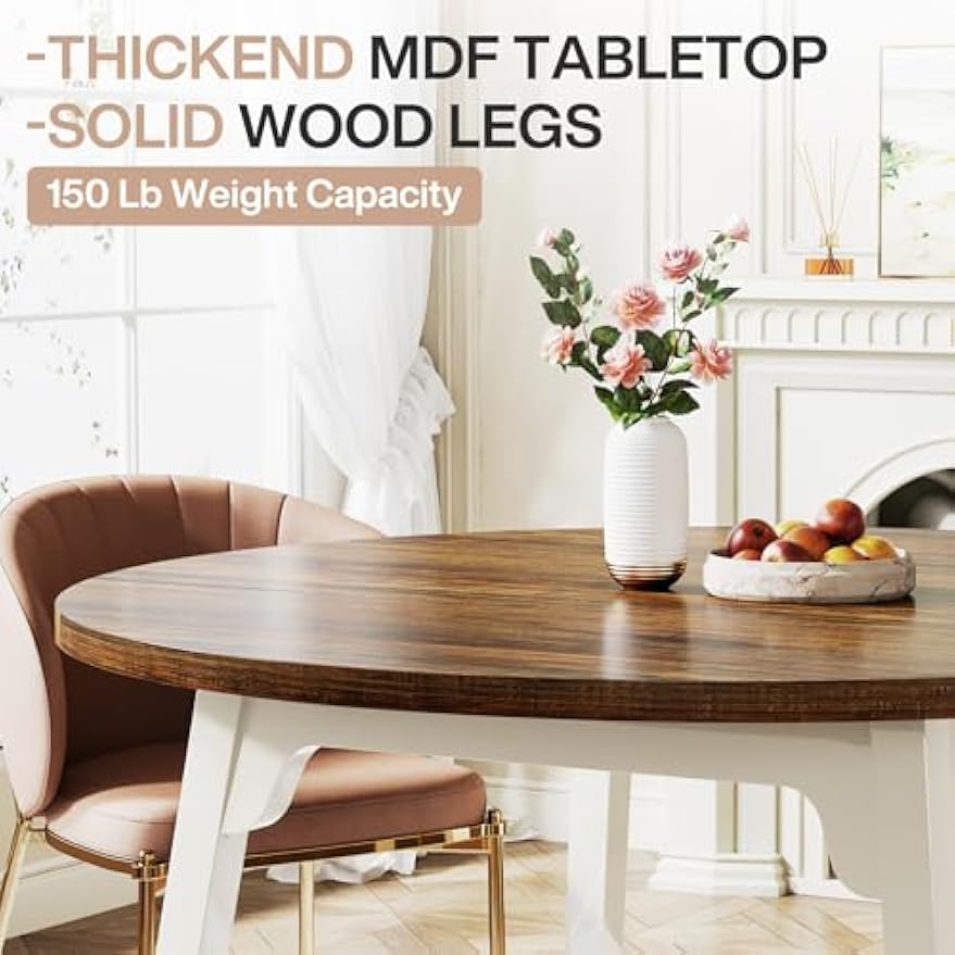 Farmhouse Round Dining Table