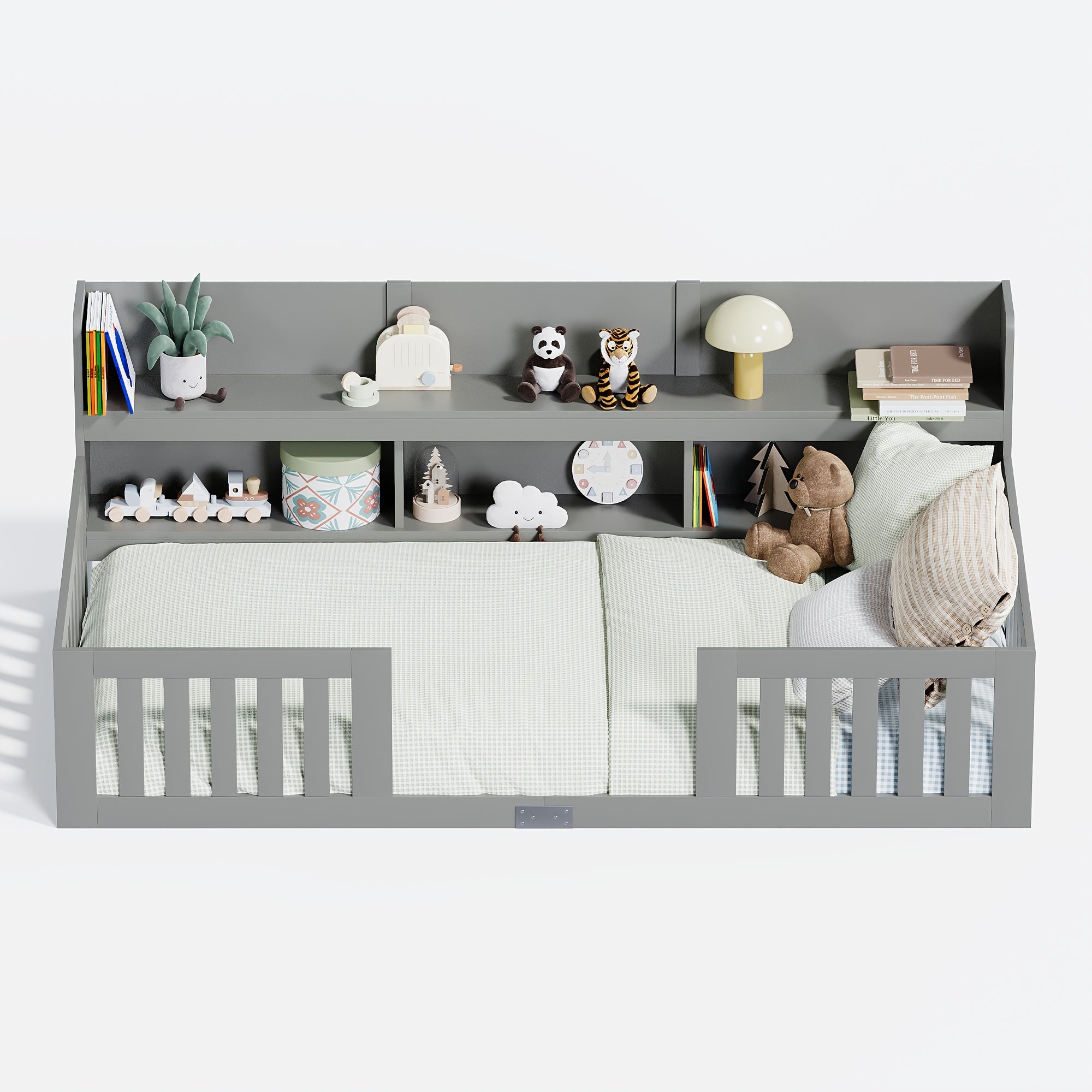 Kids Floor Bed With Storage