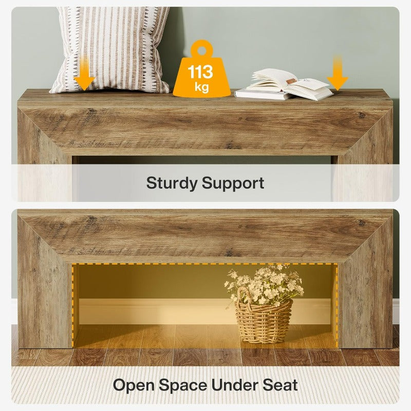 Farmhouse Entryway Bench Seat