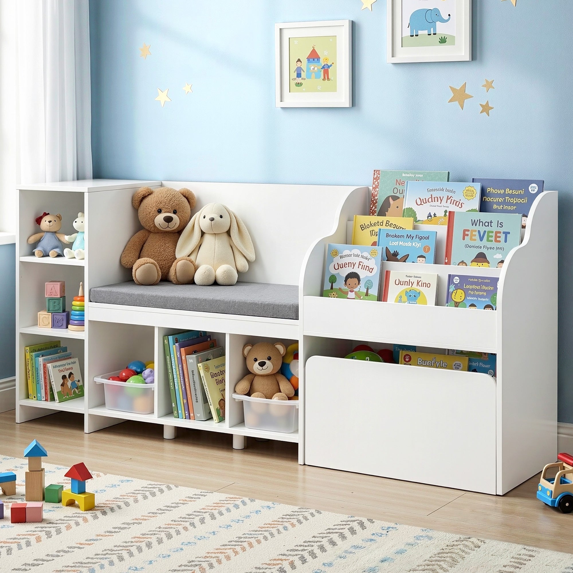 Kids Storage Unit Bookshelf