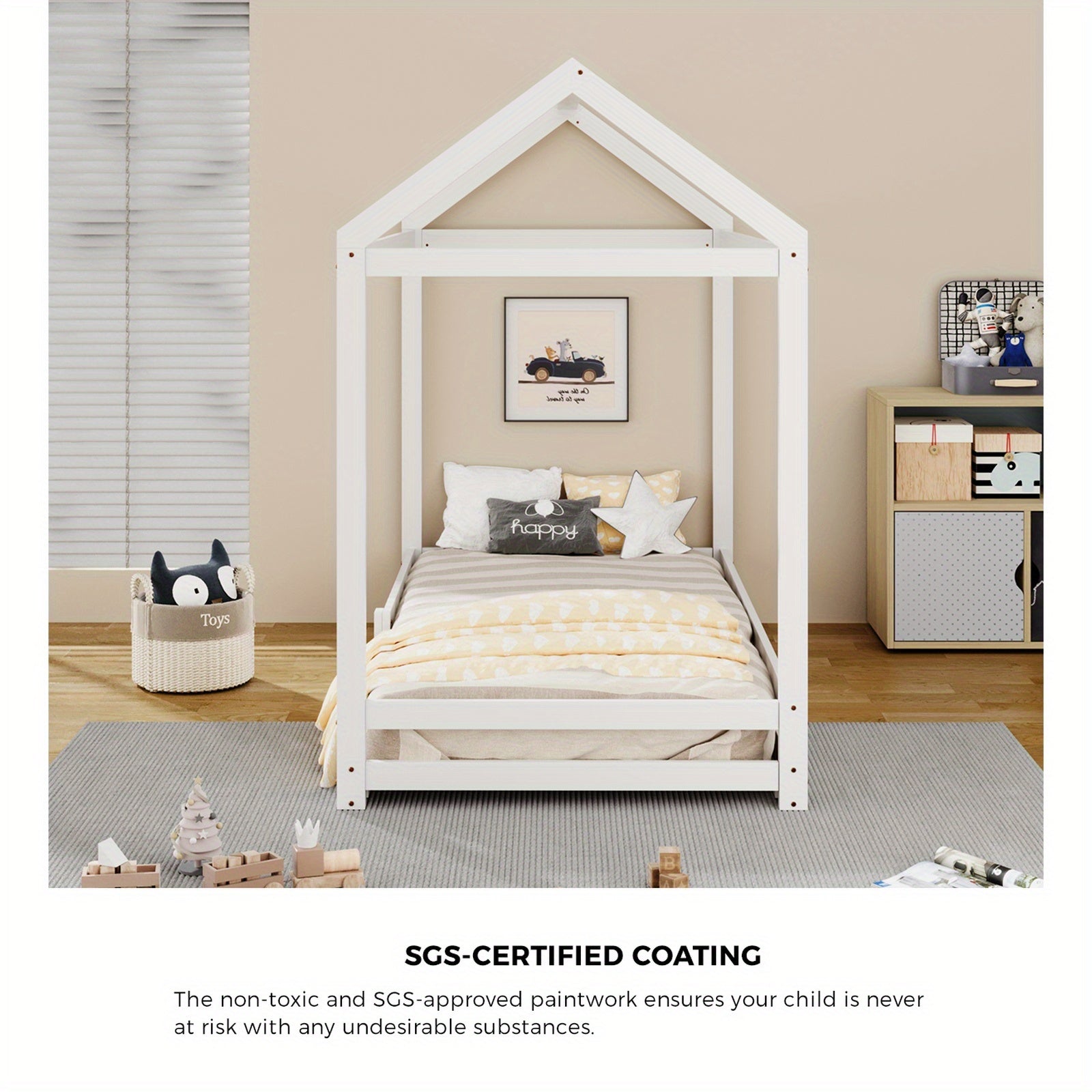 Kids Wooden Bed Frame