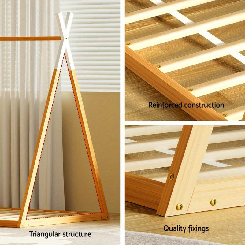 Modern Wooden House Bed Frame
