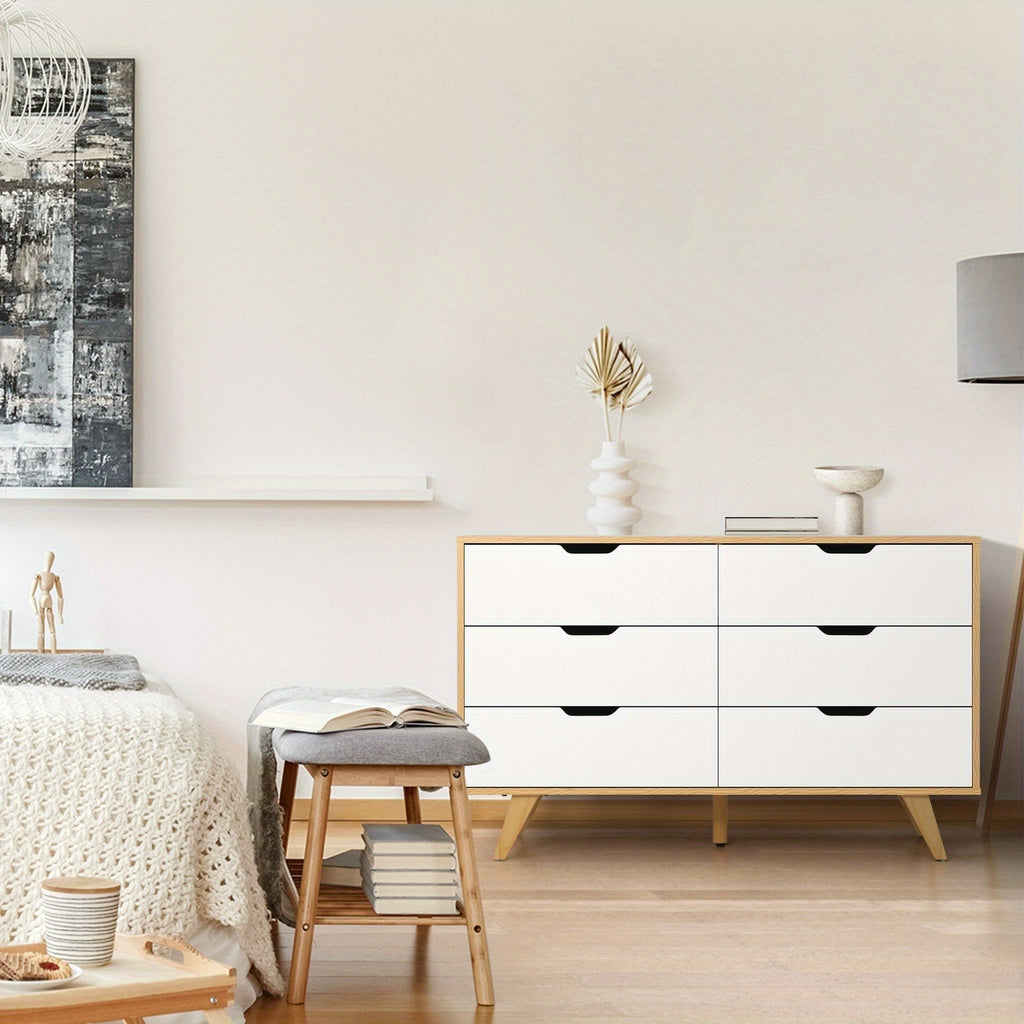 6-Drawer Lowboy Dresser