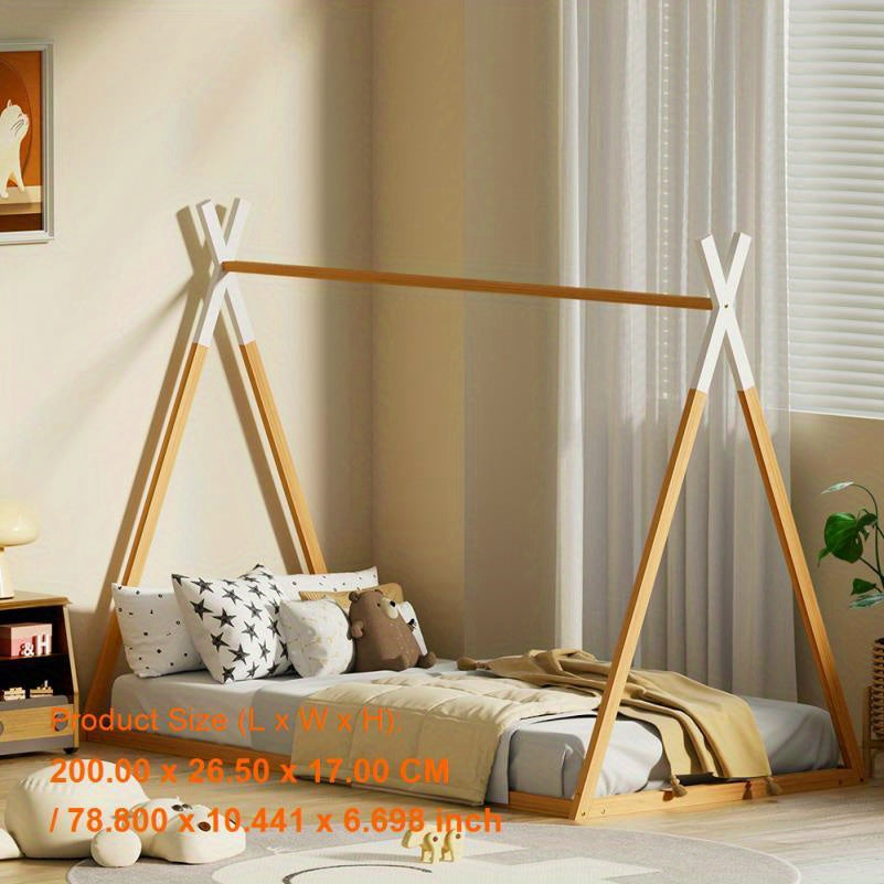 Modern Wooden House Bed Frame