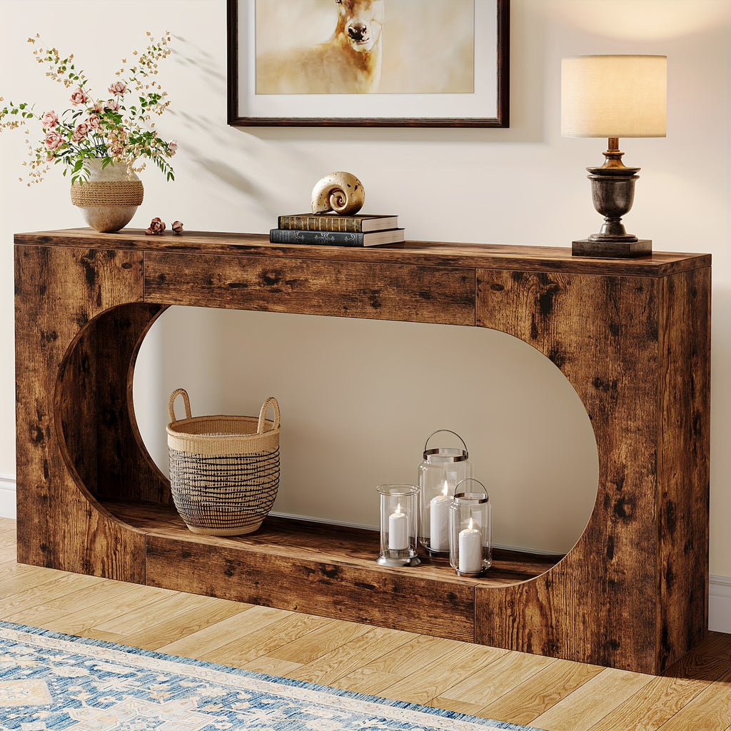 Rustic Farmhouse Console Table