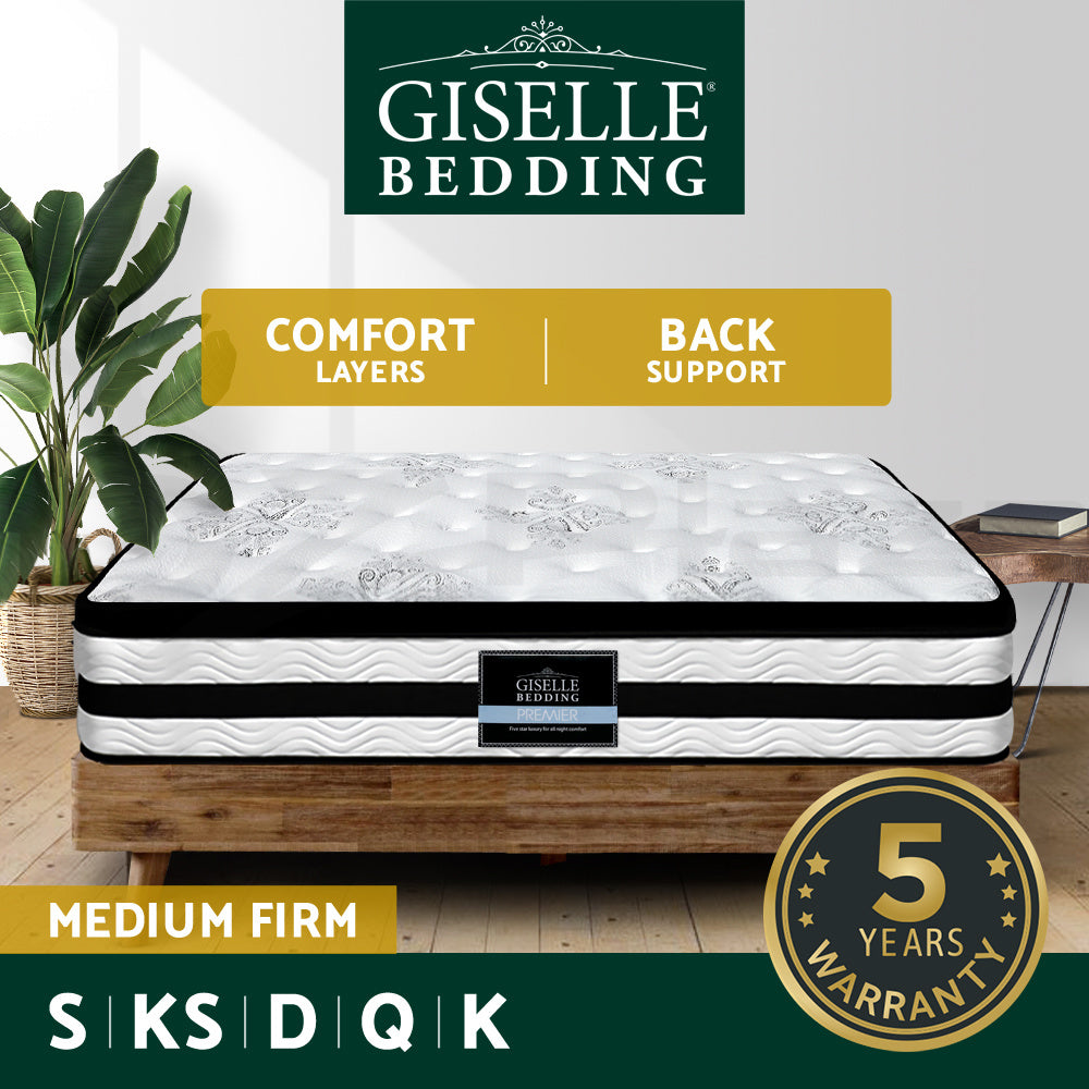 Premium Mattress Pocket Spring Medium Firm Algarve Series