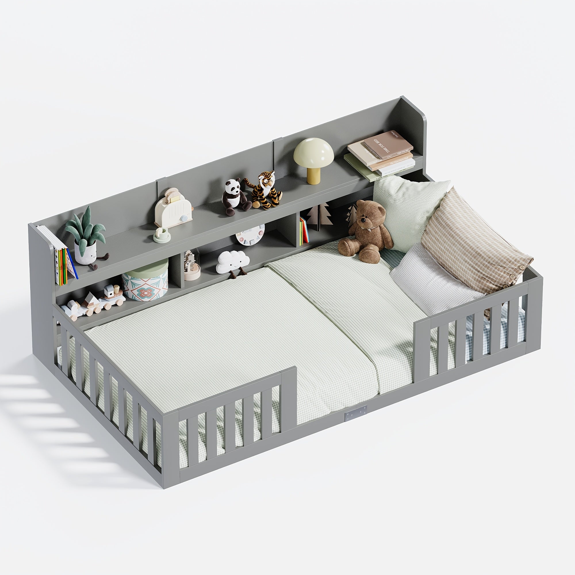 Kids Floor Bed With Storage