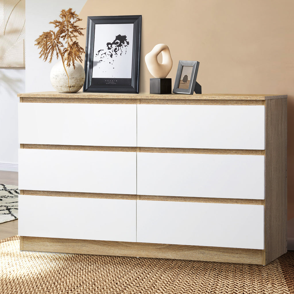 Modern 6-Drawer Dresser