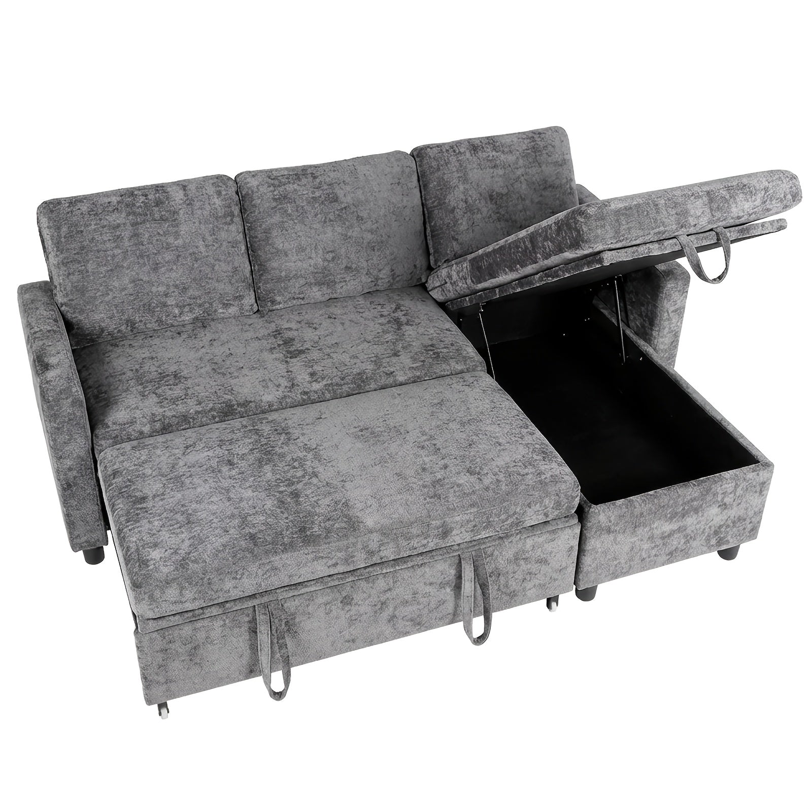 L Shaped Reversible Sleeper Sofa Bed