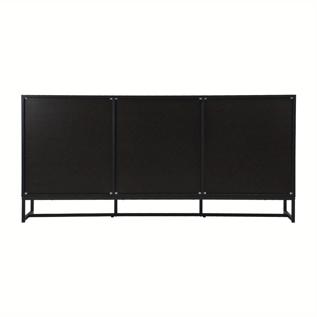 Modern Buffet Sideboard Cabinet with 3 Drawers & 2 Doors