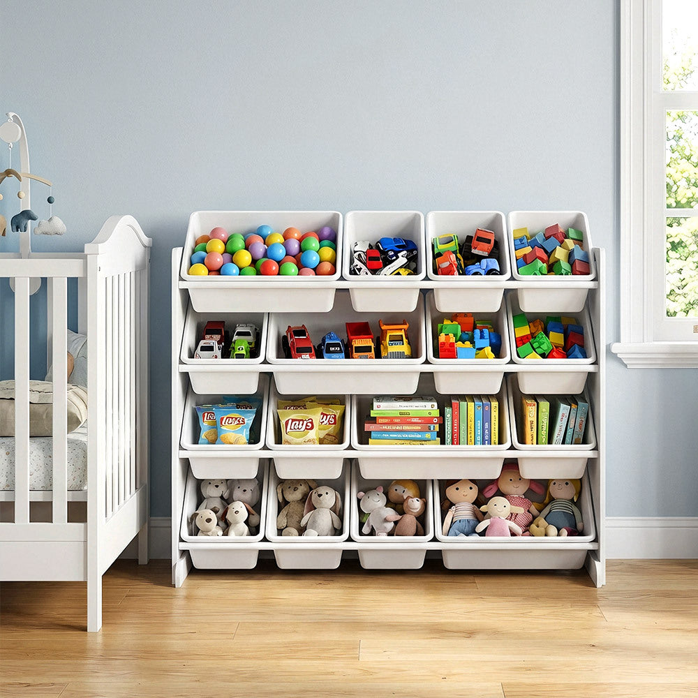 Tiered Kids Storage Shelf