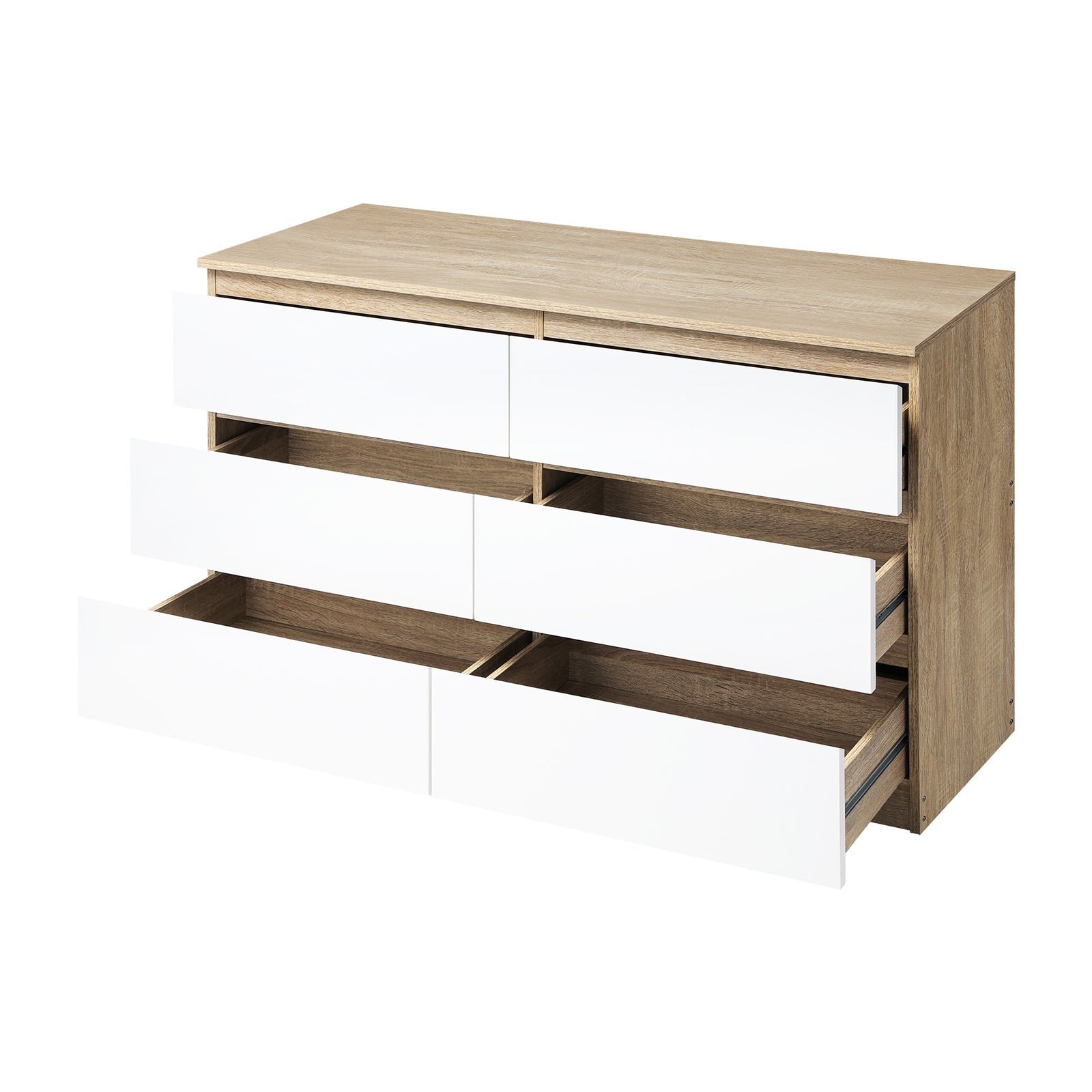 Modern 6-Drawer Dresser
