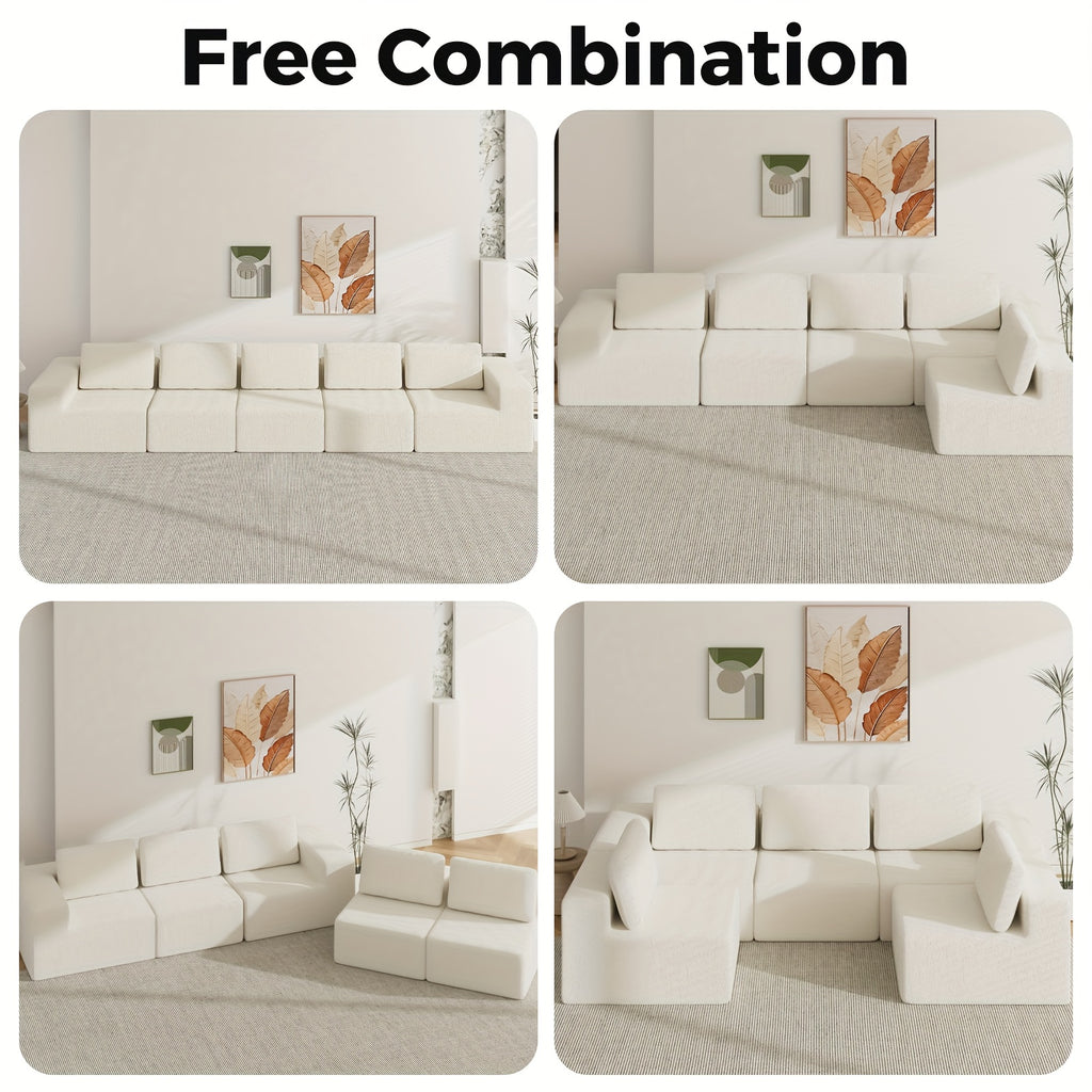Modular 5-Seater Sofa Lounge