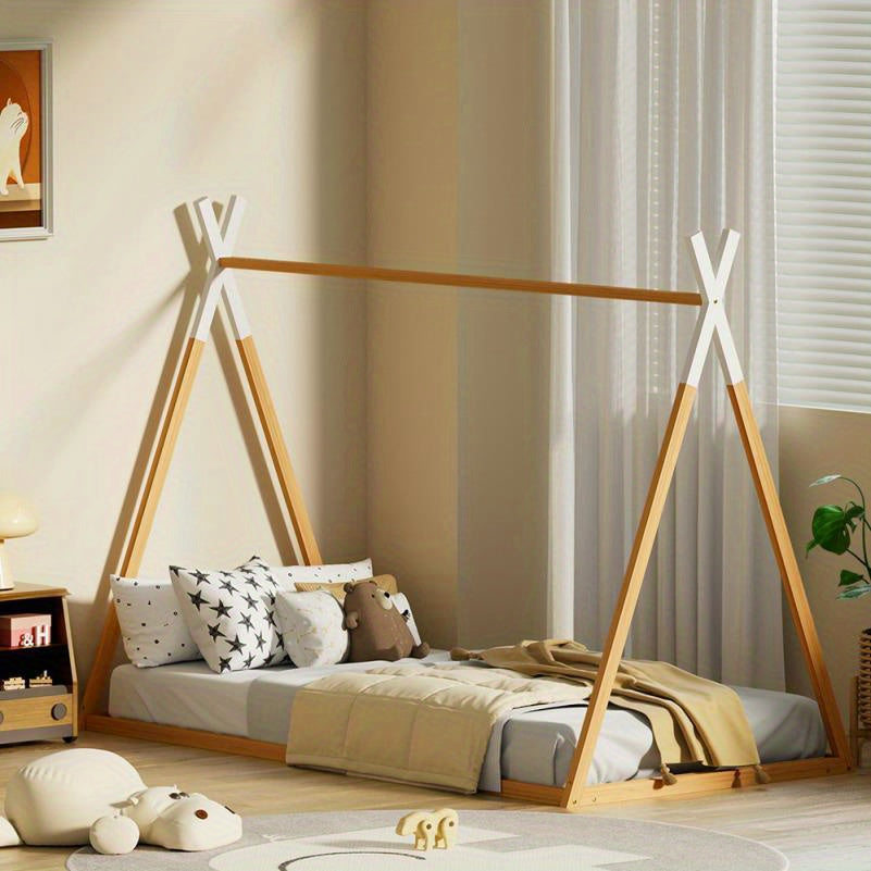 Modern Wooden House Bed Frame