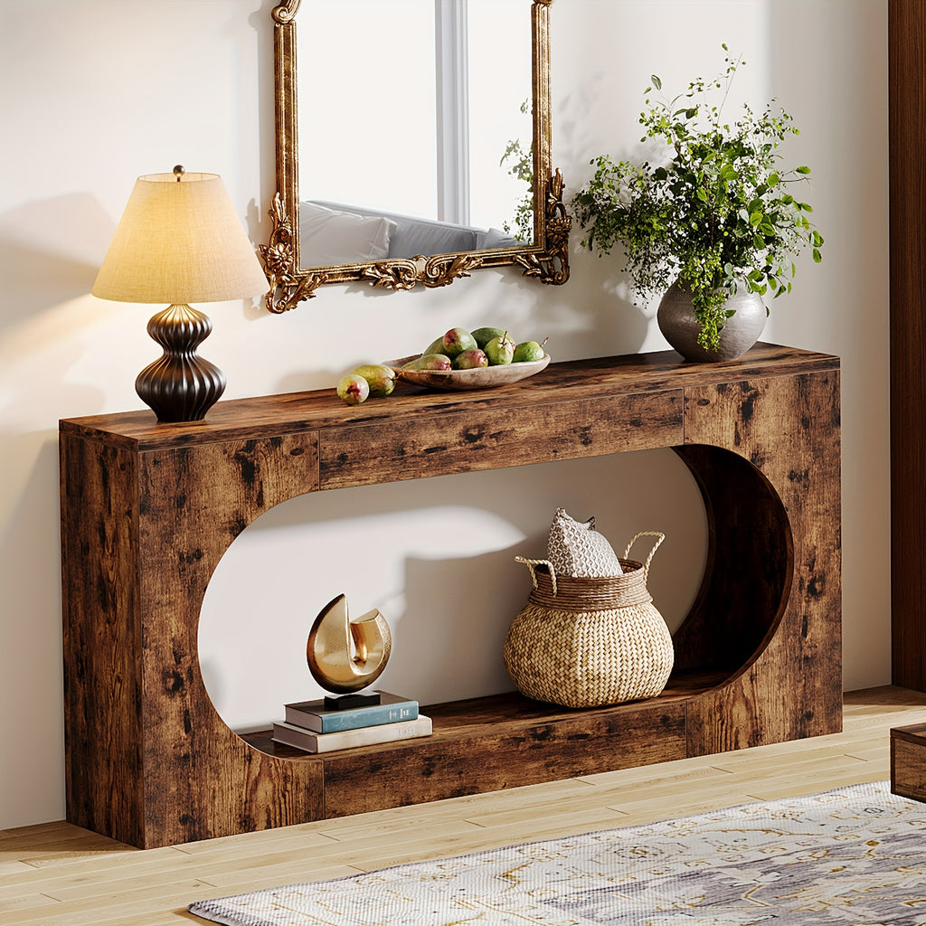 Rustic Farmhouse Console Table